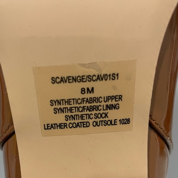 Steve Madden Cognac Patent Scavenge Booties - Picture 5 of 5